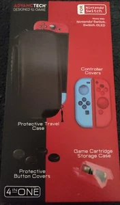 Nintendo Switch Travel Carry Case w/Game Storage & Covers - Picture 1 of 6