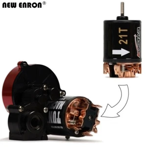 Alloy Transmission Gearbox 540 Brushed Motor For RC 1/10 Axial AX10 SCX10 SMT10 - Picture 1 of 31