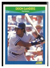 1990 Score Rising Stars #40 Deion Sanders nr mint/mint