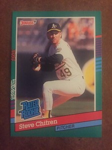 Steve Chitren 431 Rated Rookie Donruss 1991 MLB Baseball Card