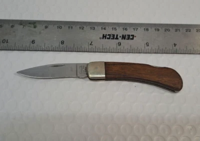 Camillus EE. UU. 3,25 pulgadas hoja de bloqueo madera Santa Fe schrade en hoja Foto 1 de 4