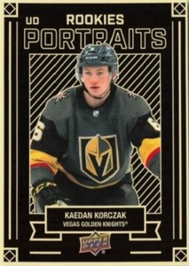 2022-23 Upper Deck Series 2 "Rookie Portraits" Kaedan Korczak #P-44
