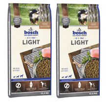 Bosch Hundefutter Light Trockenfutter für Hunde mit Geflügel 2x12.5Kg