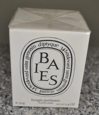Vela perfumada con aroma Diptyque Baies (bayas) 70 g 2,4 oz nueva/sellada/antigua Foto 1 de 3