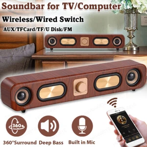 Barra de sonido estéreo sonido de graves USB altavoz de computadora para computadora portátil escritorio TV PC de colección - Imagen 1 de 10