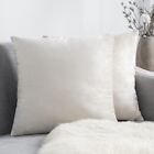 16" 18" 20" 22" 24" Plain Velvet Cushion Cover Pillow Case Sofa Car Home Decor