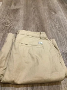 Pantalones cortos de golf Lacoste para hombre talla 73-96 color caqui tostado (M49) (entrepierna 8") 28" cintura - Imagen 1 de 9