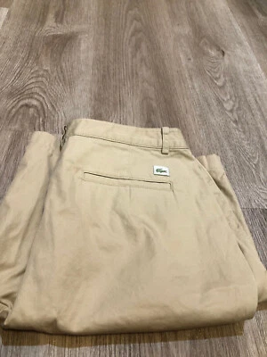 Lacoste  Golf  Shorts Men's Size 73-96 Khaki Tan (M49) (inseam 8")  28" Waist - Image 1 of 4