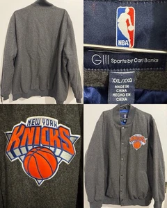 New York Knicks G-III Sports NBA Varsity Wolljacke Herren XXL - Bild 1 von 10