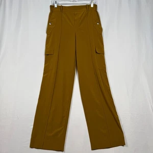 Athleta Vienna Cargo Pants Wide Leg High Rise Brown Casual Size 10 - Picture 1 of 10
