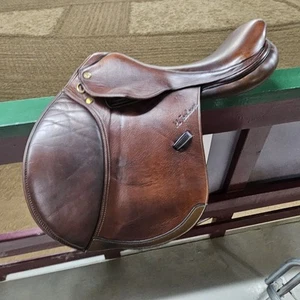 17½ M. Toulouse Annice Close Contact Saddle With Genesis Adjustable Tree EUC - Picture 1 of 7