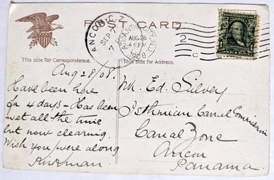 Atlantic City, NJ, US----Ed. Silver(s), Isthmian Canal Comm., Ancon, CZ/1-C./'08 - Image 1 of 2