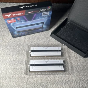 T-FORCE XTREEM ARGB DDR4 16GB CL14 3600MHZ WHITE (SAMSUNG B-DIE) - Picture 1 of 4