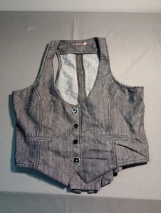 Gilet jeans Hillevi donna taglia 38 - Foto 1 di 5