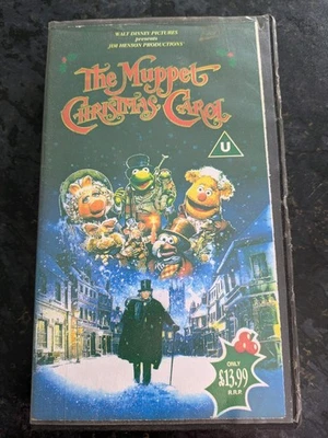 The Muppet Christmas Carol Jim Henson 1993 VHS Tape - Image 1 of 4