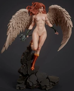 Kits de resina de impresión 3D Hawkgirl desnuda sin pintar figura modelo de cómic de 11,4" 15,3" - Imagen 1 de 2