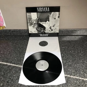 RARE LP VINYL NIRVANA ALBUM BLEACH TUPLP6 UK 1ST PRESS 1989 NICE COPY NM-/NM- - Picture 1 of 15
