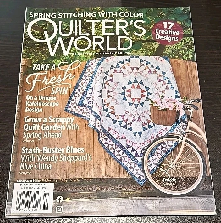 Quilters World Magazine Spring 2025 Take A Fresh Spin - Image 1 of 1