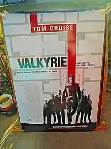 VALKYRIE MOVIE 2008 ORIGINAL DOUBLE SIDED THEATER LOBBY WALL POSTER 27" X 40" - Picture 1 of 7
