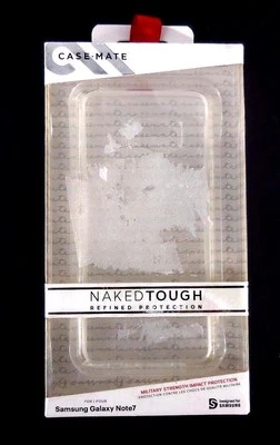 Case-Mate - Naked Tough 保护壳后盖适用于三星 Galaxy Note7.CLEAR — 第 1/4 张图片