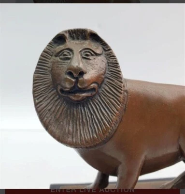 Sergio Bustamante Sculpture Small Lion N.L. Limited Edition # ED80/100 - Image 1 of 4