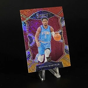 Kenyon Martin Jr 2020-21 SELECT Concourse Red Yellow Shimmer Prizm Rookie #98 RC - Picture 1 of 2