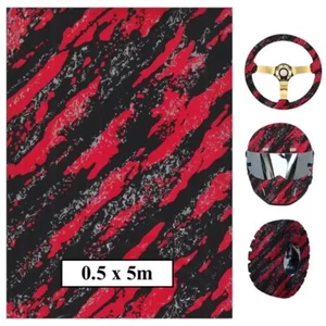 Hydrographic Water Transfer Film - Hydro Dipping Print -  Red Snake - Picture 1 of 1