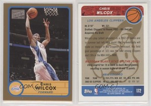 2003-04 Bazooka Gold Chris Wilcox #172
