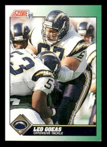 1991 Score #267 Leo Goeas San Diego Chargers - Picture 1 of 2