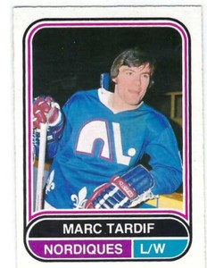 1975-76 WHA Card Marc Tardif -Quebec Nordiques  #30  EX