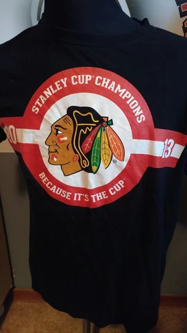 Authentic Chicago Blackhawks Because its the Cup T-shirt  NHL Cover