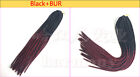 20" #1b/BUR Soft Dreadlocks Twist Braids Crochet Synthetic Hair Extensions 100g