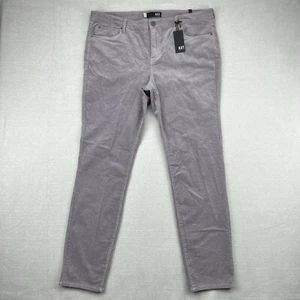 Kut From The Kloth Diana Pants Womens 18 Purple Corduroy High Rise Skinny NEW - Picture 1 of 8
