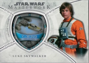 Star Wars Masterwork 2018, Luke Skywalker Ship Emblem Patch Card MP-RAS #71/175 - Picture 1 of 2