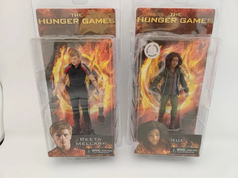 NECA HUNGER GAMES ACTION FIGURES PEETA MELLARK & RUE MOC 2012 Cover