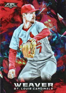 2018 Topps Fire Flame #14 Luke Weaver - Imagen 1 de 1