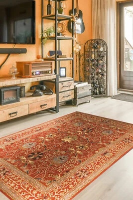 EORC Area Rug for Bedroom and Home Décor - Handmade Wool Rug Provides Comfort - Image 1 of 4