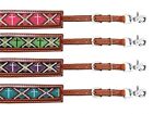 Showman Leather Wither Strap w/ Beaded Cross Design