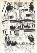 Shade, the Changing Man #5 p.28 - End Page Splash - 1990 art by Chris Bachalo