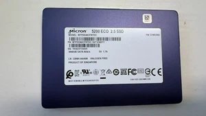SSD SATA 6 Go/s ECO 2,5 MTFDDAK3T8TDC-1AT1ZABYY MICRON 5200 3,84 To - Photo 1/1