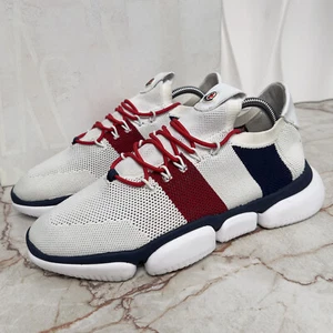 Moncler La Burbuja Logo Zapatillas Entrenador Blanco Elastizado Tejido Malla 42.5 EUR 9.5 EE. UU. - Imagen 1 de 12