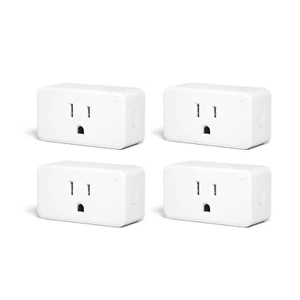 Zigbee Smart Plug 4 Pack with Real-Time Energy Monitoring,15A Outlet, Zigbee Rep - Picture 1 of 6