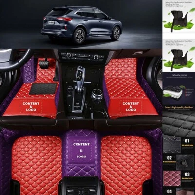 For Aston Martin DB9/DBX Car Floor Mats All Models Carpets Waterproof Leather - Image 1 of 4