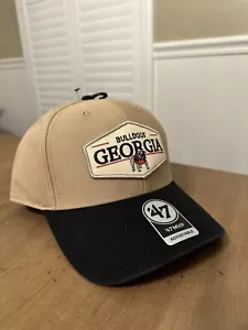 Gorra ajustable Georgia Bulldogs NCAA '47 marca caqui Andover MVP - Imagen 1 de 5