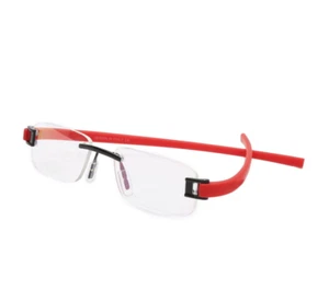 Occhiali RSINC -Tag Rimless-Frame--Occhi-Vetro colore nero rosso -50-18-140 - Foto 1 di 8