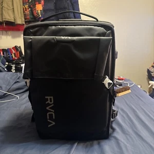 Rvca Zak Noyle Camera Travel Backpack Black/black Sz Os - Picture 1 of 6