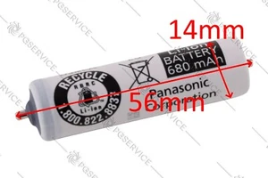 Panasonic batteria Li-Ion 680mAh rasoio epilatore ES-EL9 ES-LV6 Braun UR14500Y - Bild 1 von 2