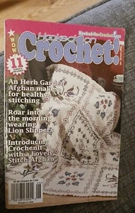 Hooked on Crochet June 2002 No. 93 Pattern Magazine , 11 terrific designs! - Picture 1 of 2