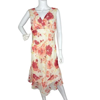 Vestido Babydoll Sfuzi Para Mujer De Colección Y2K Años 90 Midi Floral Hada Sin Mangas Talla M Foto 1 de 4