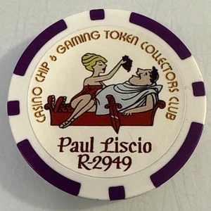 PAUL LISCIO CC & GTCC NCV CASINO CHIP LAS VEGAS NEVADA SPEDIZIONE COMBINATA - Foto 1 di 3